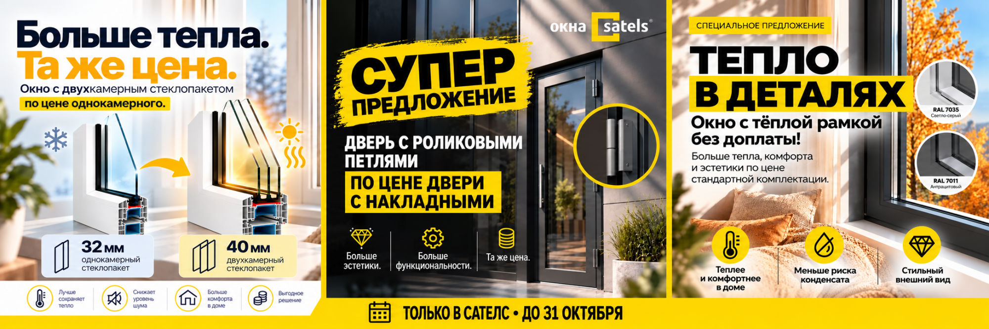 акруальные акции октября в сателс